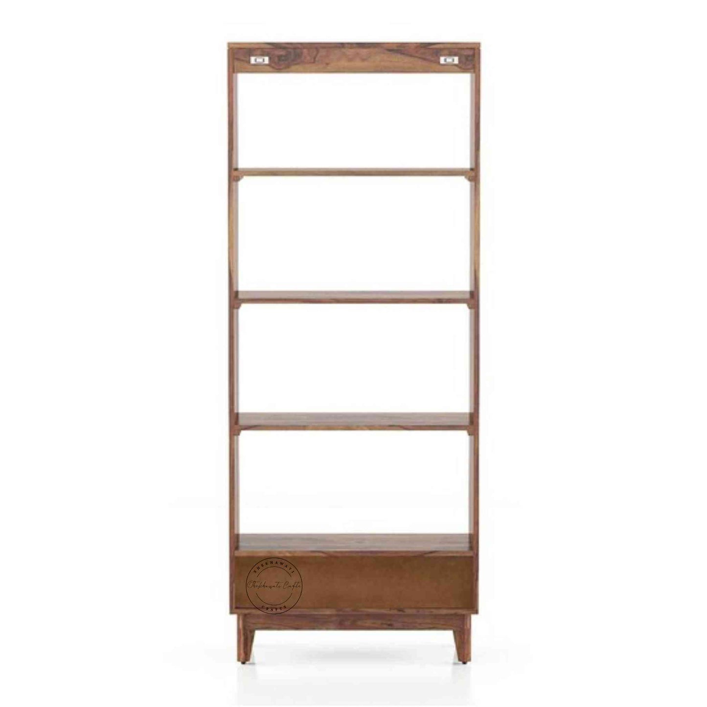 Handcrafted Ajanta sheesham Wood Bookshelves for office and home furniture.