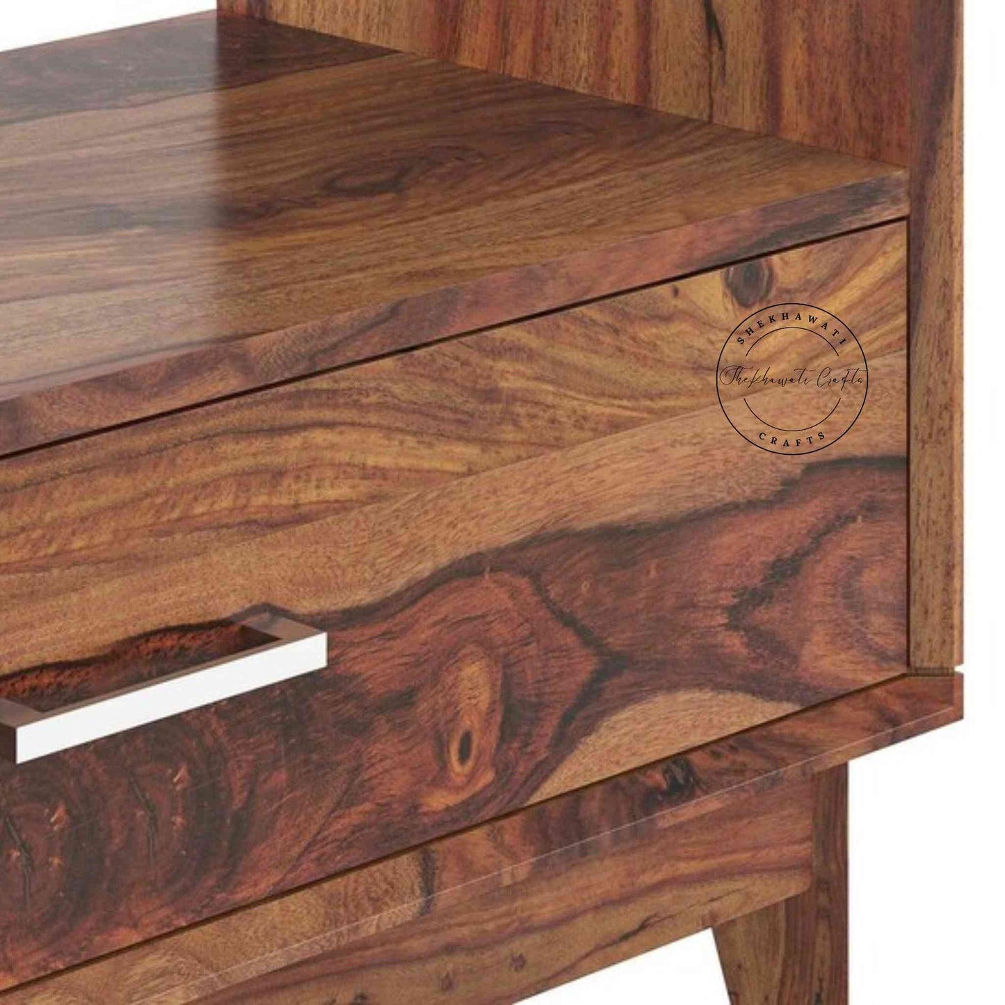Handcrafted Ajanta sheesham Wood Bookshelves for office and home furniture.