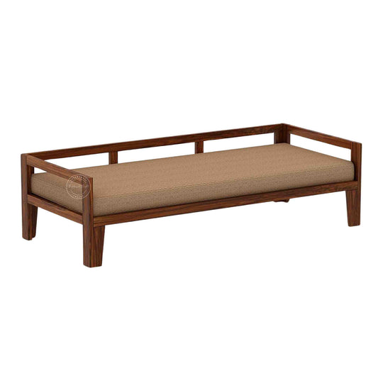 Handcrafted Akira daybed made with sheesham wood and best quality jute fabric.