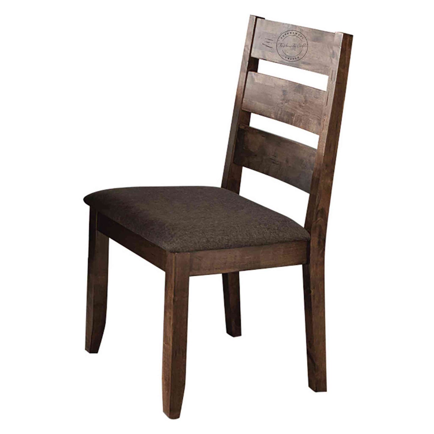 handcrafted Cubex wooden Chair for home office and garden furniture.