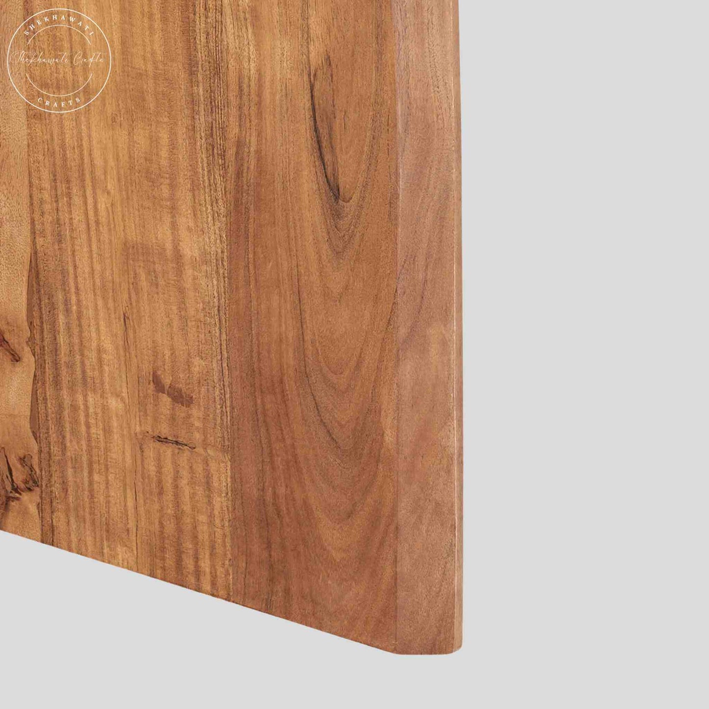 Jazz Coffee Table is made of solid acacia wood with a natural finish, a unique modern design.