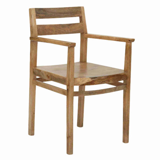 Supreme Director Chair handcrafted with solid wood and handrest. custom finish options.