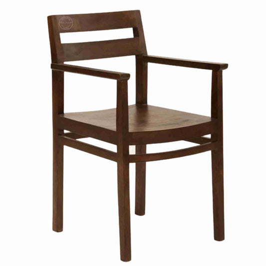Supreme Director Chair handcrafted with solid wood and handrest. custom finish options.