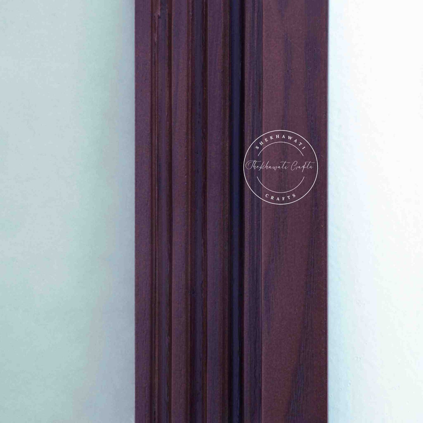 dev photo frame handcrafted with sheesham wood and MDF on the backside. wall hanging frame