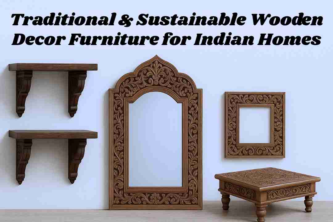 Traditional & Sustainable Wooden Decor Furniture for Indian Homes