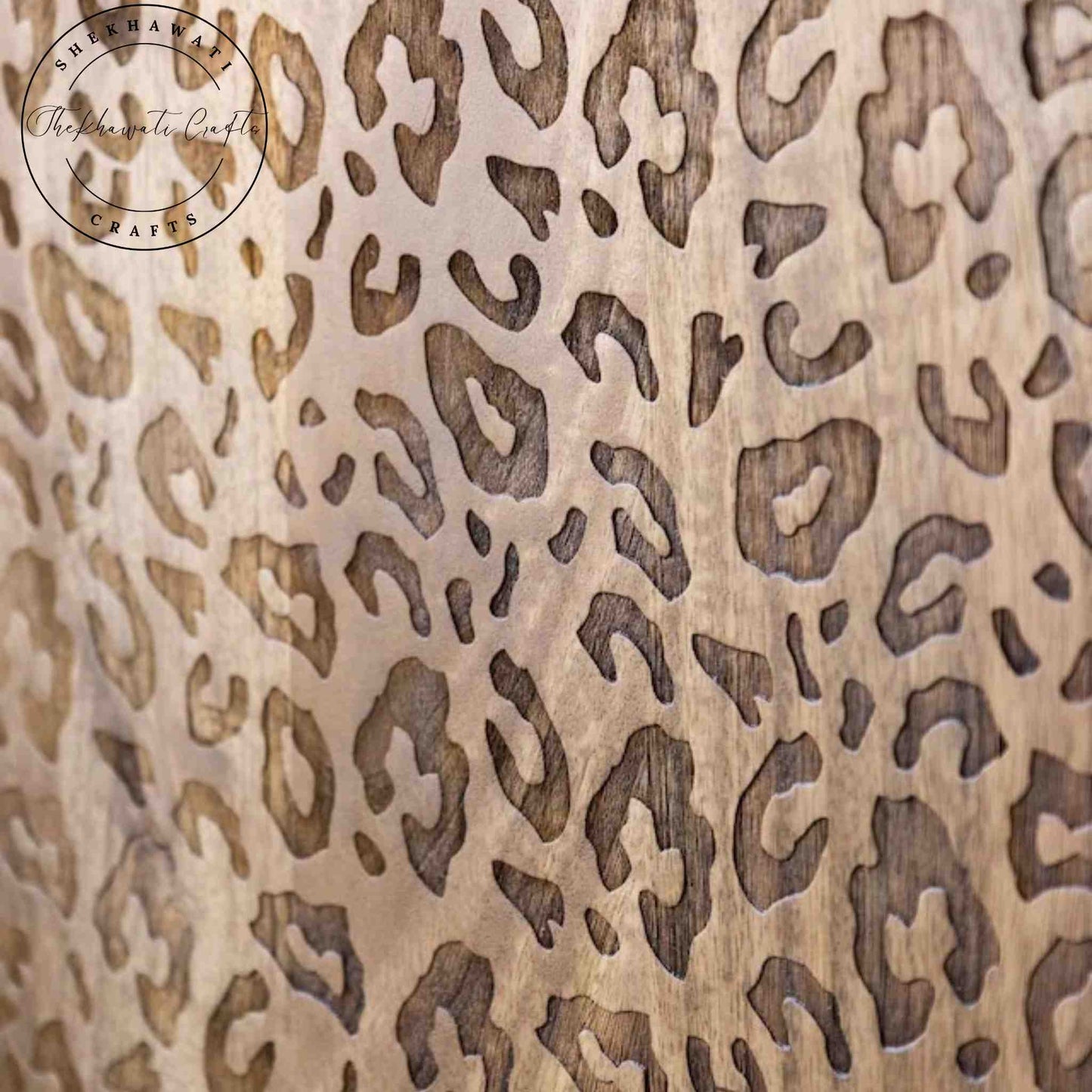 Aarika sideboard is handcrafted from mango wood and 3 sliding doors with Aarika collections design