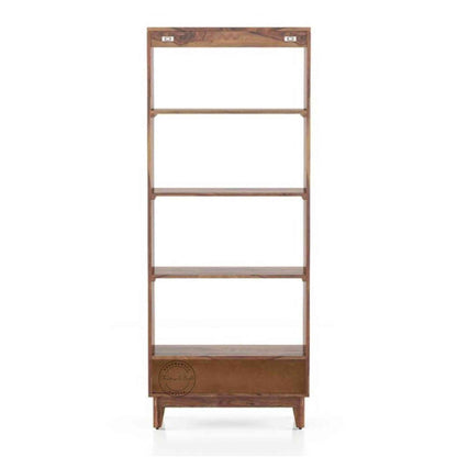 Handcrafted Ajanta sheesham Wood Bookshelves for office and home furniture.