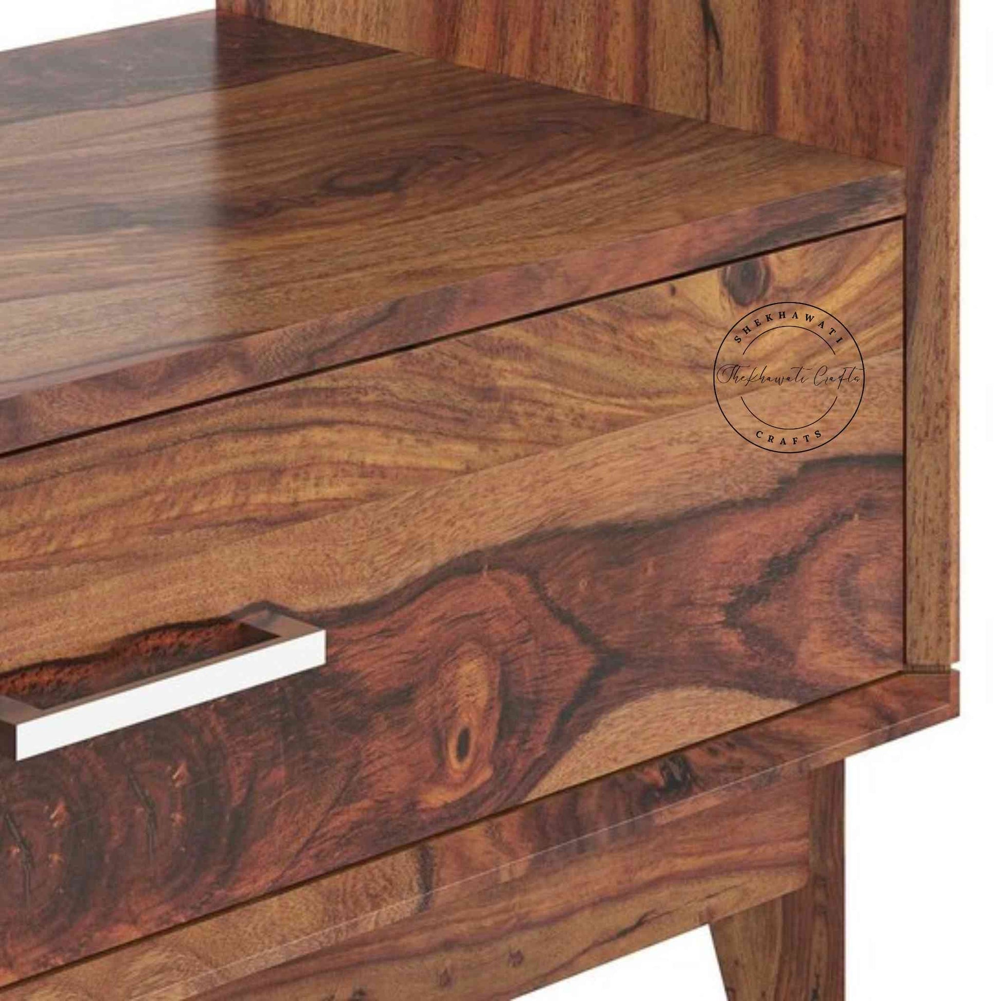 Handcrafted Ajanta sheesham Wood Bookshelves for office and home furniture.