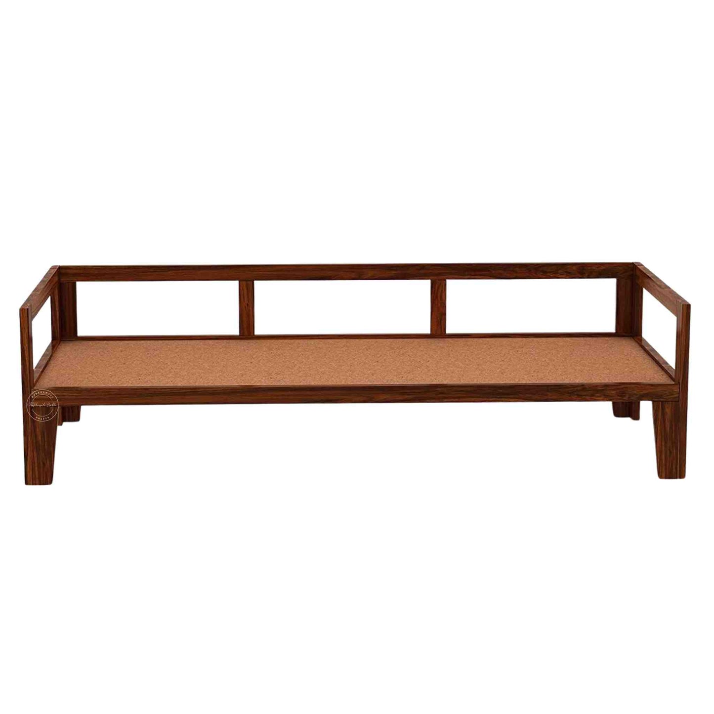 Handcrafted Akira daybed made with sheesham wood and best quality jute fabric.