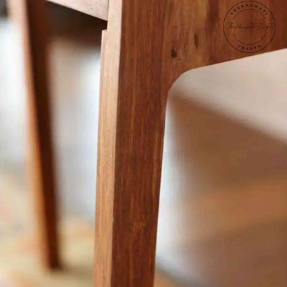 Handcrafted Arvi Sheesham Wood study desk in a natural finish. DIY assemble design and detachable legs.