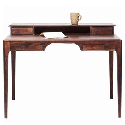 Cairo Study Table handcrafted with sheesham wood, a modern design, detachable legs and 4 drawers.