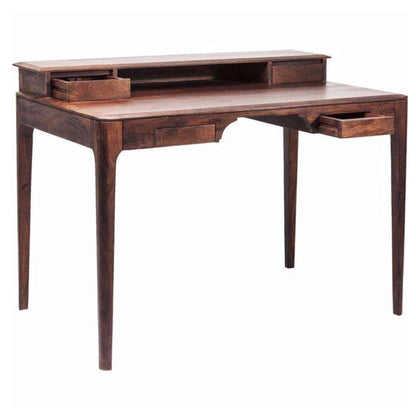 Cairo Study Table handcrafted with sheesham wood, a modern design, detachable legs and 4 drawers.