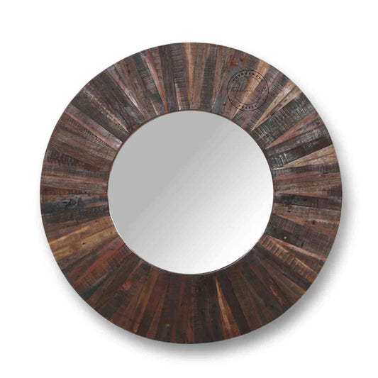 Devi Mirror Frame is handcrafted with mango wood, antique design, natural finish, vintage furniture and home and office decor.