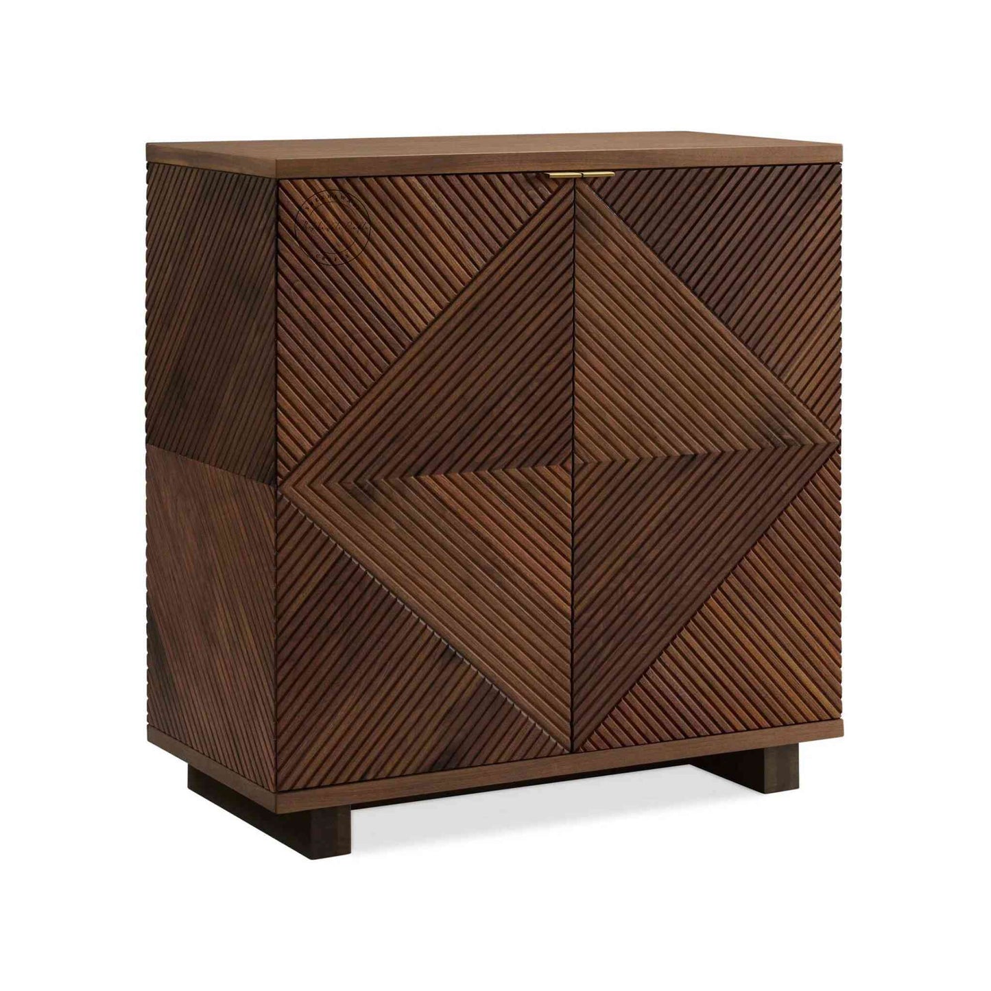 Gavin Sideboard is handcrafted from Sheesham wood, featuring 1 drawer and 2 detachable shelves. a modern design sideboard.