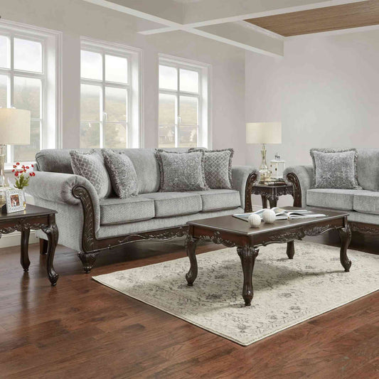 Handcrafted Maharaja Sofa in Sheesham wood with red mahogany finish, shekhawati style traditional vintage design, jute fabric, and extra comfort cushion.