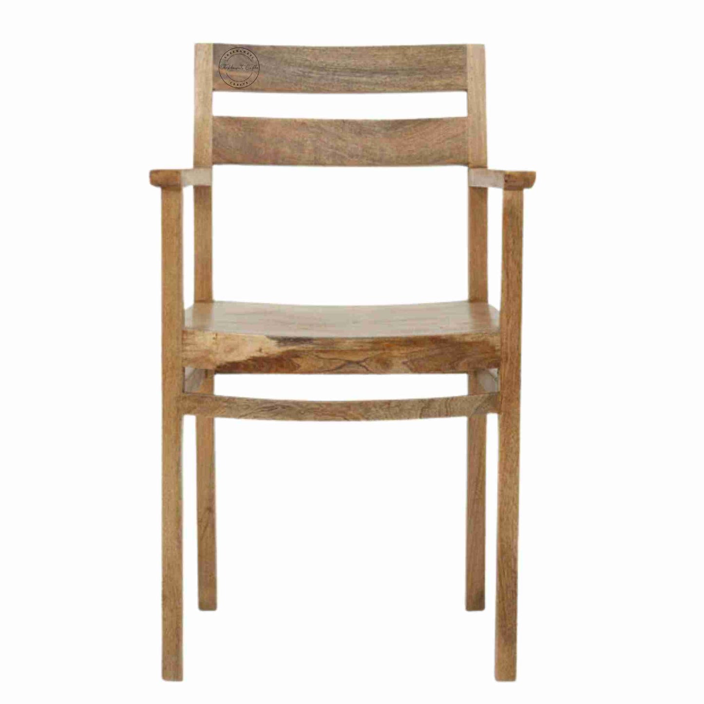 Supreme Director Chair handcrafted with solid wood and handrest. custom finish options.
