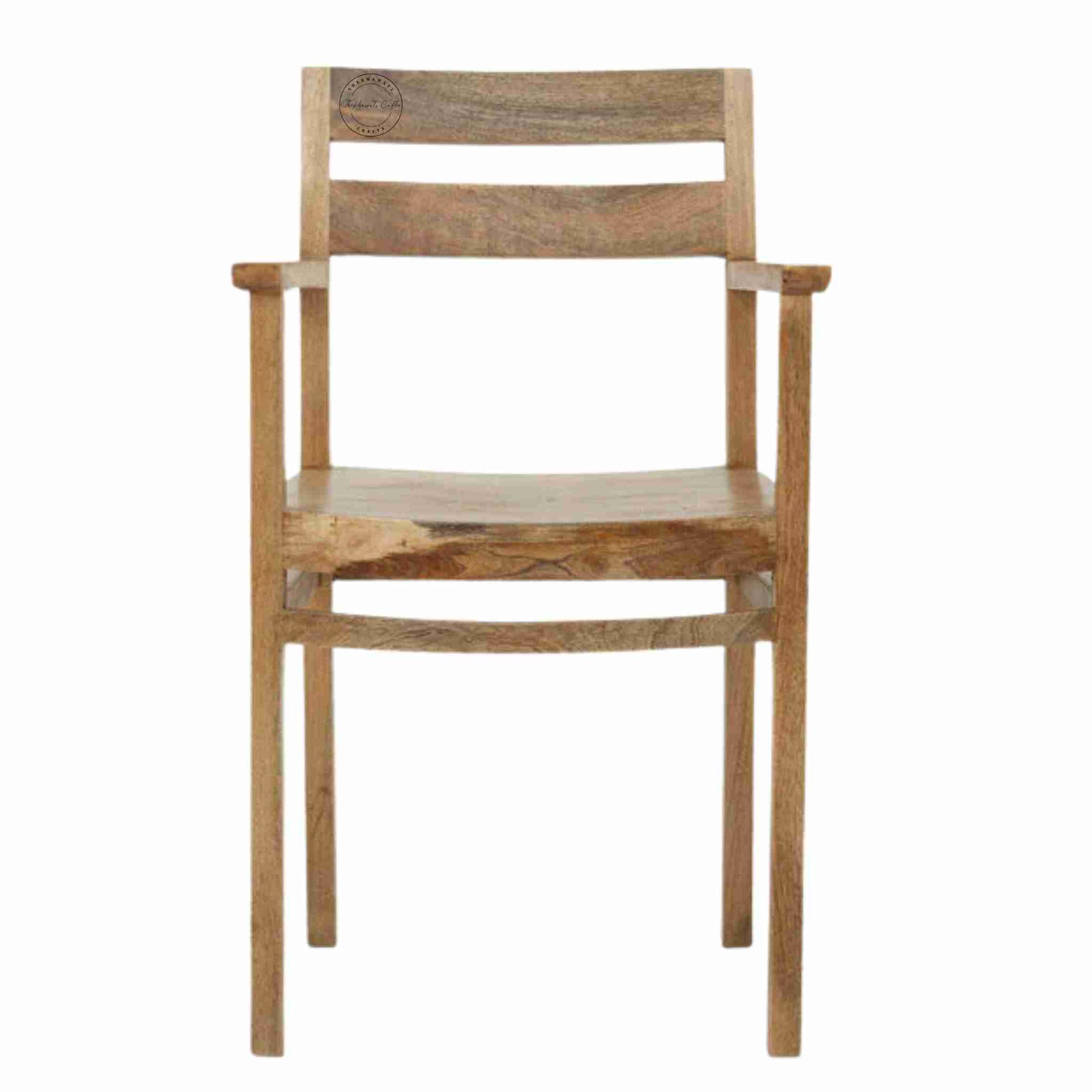 Supreme Director Chair handcrafted with solid wood and handrest. custom finish options.