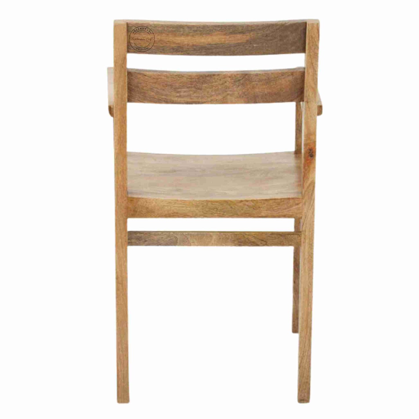 Supreme Director Chair handcrafted with solid wood and handrest. custom finish options.