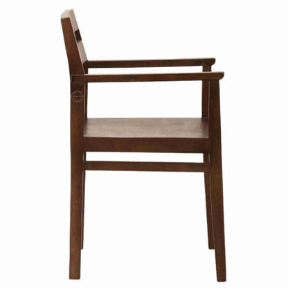 Supreme Director Chair handcrafted with solid wood and handrest. custom finish options.