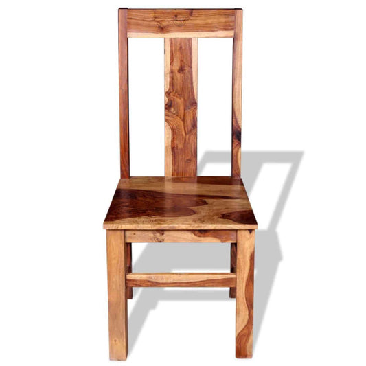 Vira Chair is handcrafted with sheesham wood and natural finish.