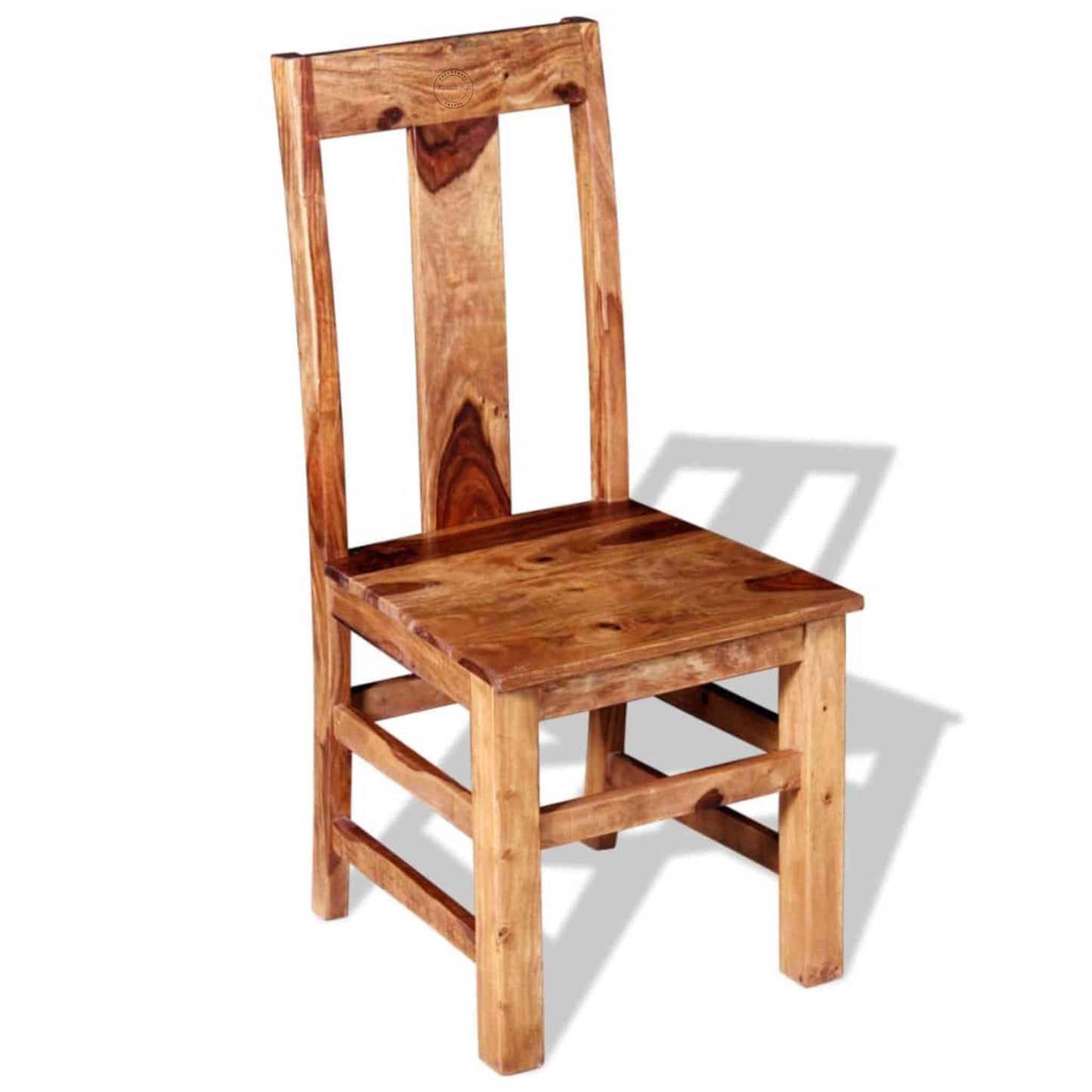 Vira Chair is handcrafted with sheesham wood and natural finish.