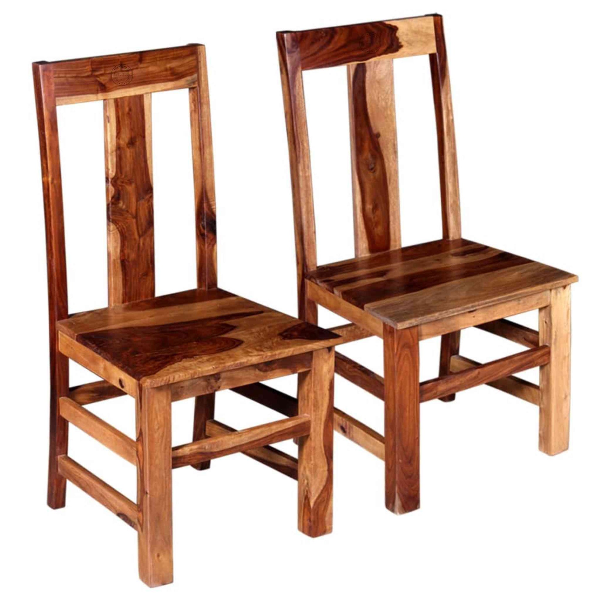 Vira Chair is handcrafted with sheesham wood and natural finish.