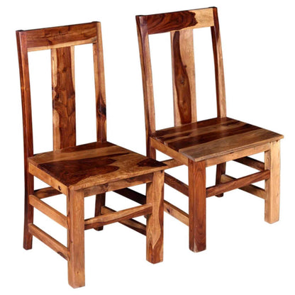 Vira Chair is handcrafted with sheesham wood and natural finish.