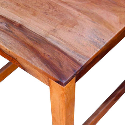 Vira Chair is handcrafted with sheesham wood and natural finish.
